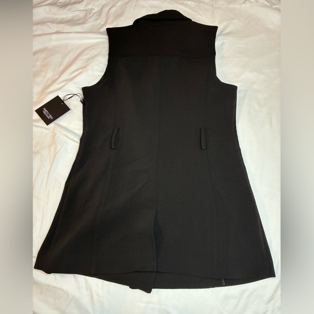 Simply Vera Vera Wang NWT Women’s Black Double Breasted Dress Size Medium - Picture 5 of 8